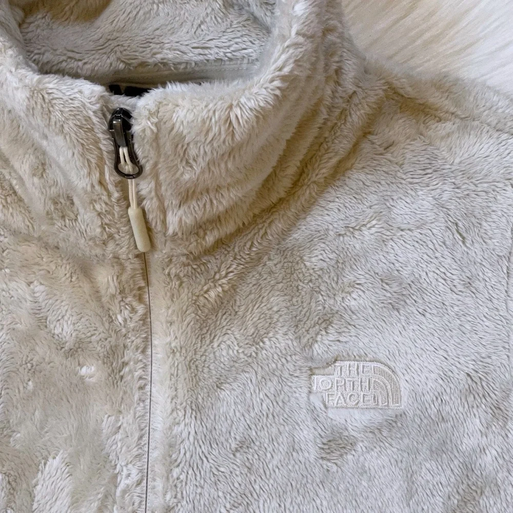 The North Face Women’s Osito Quarter Zip Vintage White Pullover - Picture 3 of 7